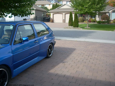 MK2 GOLF GTI: MK2 GOLF GTI with wide body kit