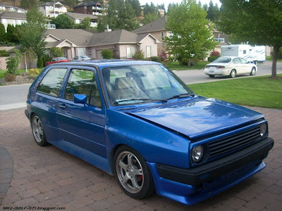 MK2 GOLF GTI: MK2 GOLF GTI with wide body kit