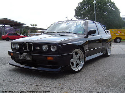 Bmw M3 E30 Black. beautiful lack BMW E30 M3