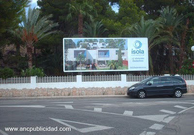 Valla publicitaria en Tarragona
