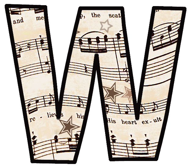 clip art alphabet music - photo #13