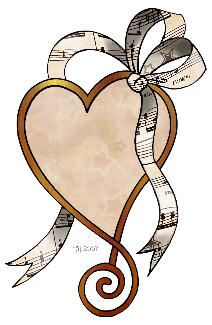 clipart music heart - photo #14