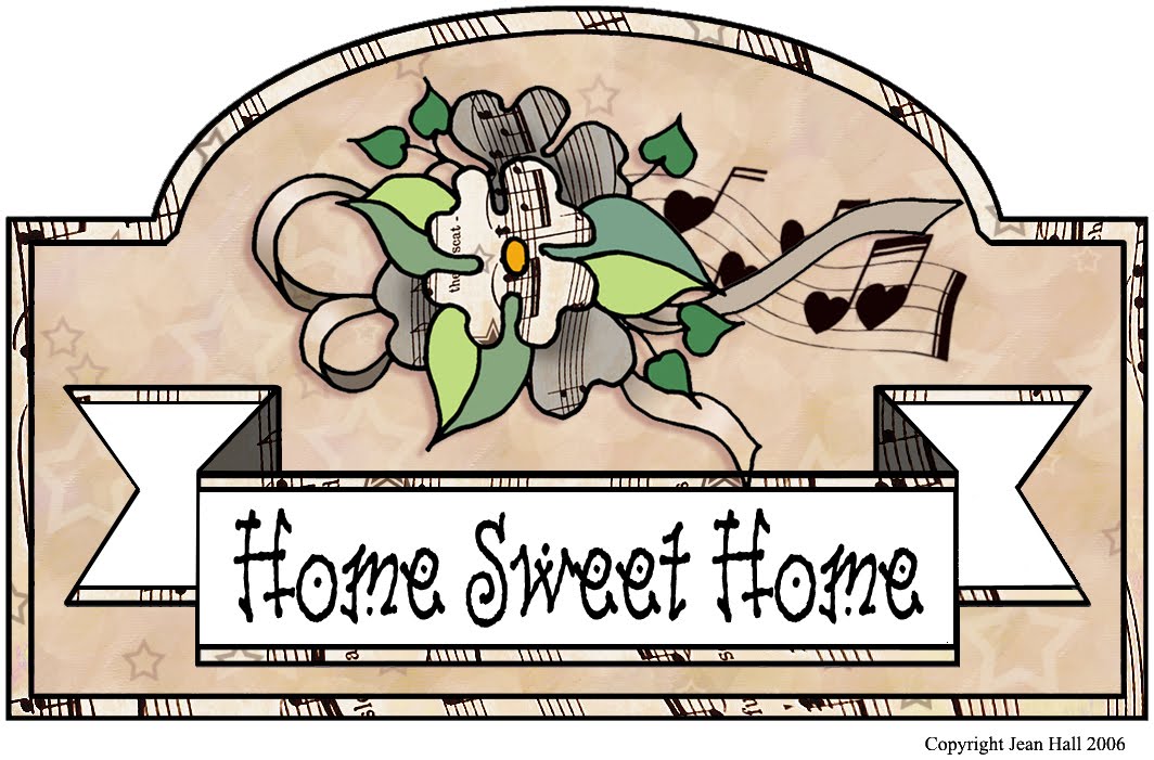 clipart of home sweet home - photo #28