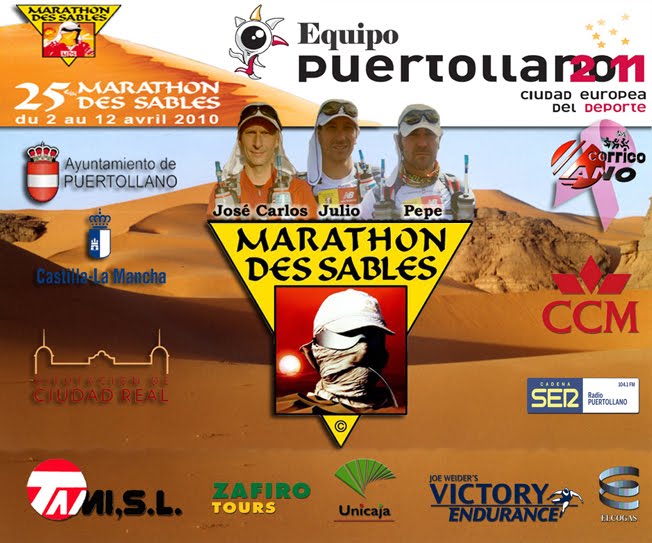 Equipo Marathon Des Sables. Puertollano 2011