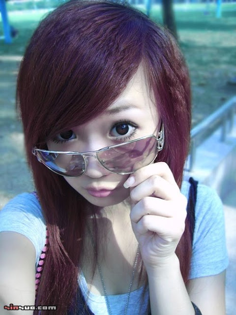 so cute amateur asian emo girl