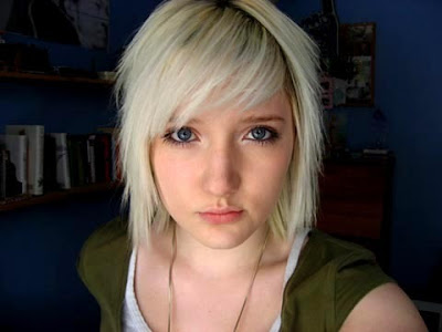 Blonde Emo Hairstyle, Cute Emo Hairstyle, Emo Haircut, Emo Hairstyle, Girls Emo, Short Emo Hairstyle, 