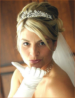 2009 Bridal Hairstyles for Short Hair