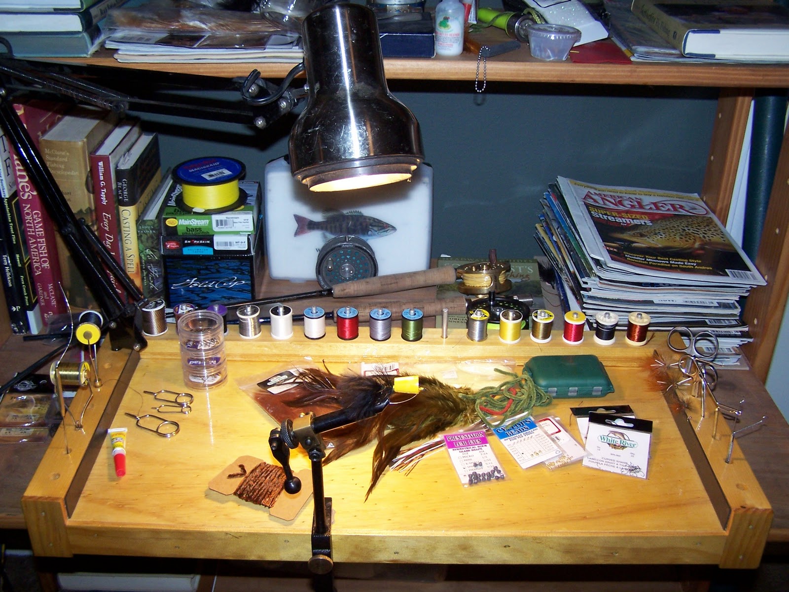build your own fly tying bench