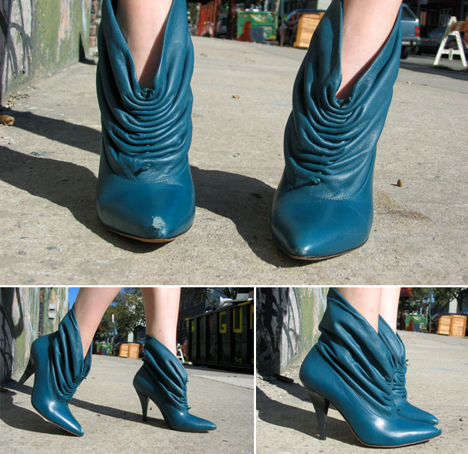 A Better Roni: All the Shoes I Own #14: Turquoise Booties