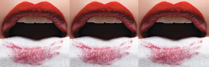 Eu amo batom vermelho!