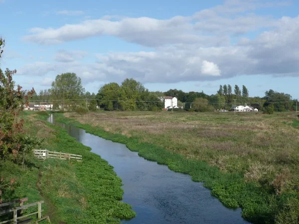 Buxton mill looms in the distance
