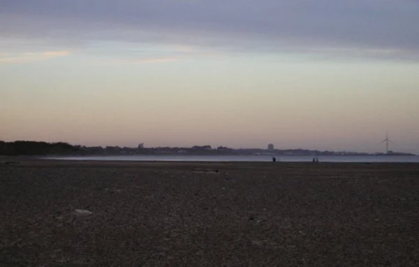 After an excellent days walking we look back up the coast from Kessingland as the light begins to fade