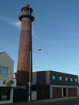 Gorleston and Lowestoft lighthouses