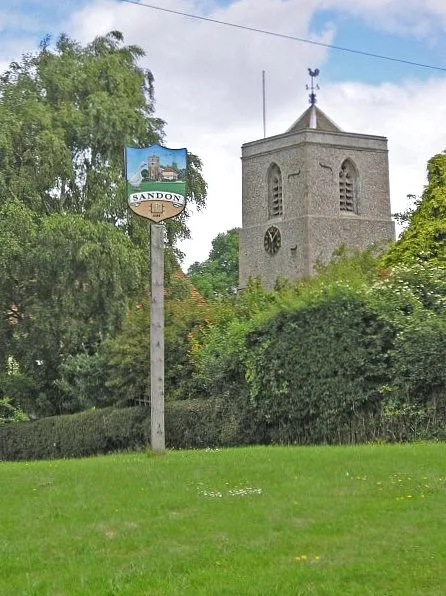 On the left, Sundon village and church, just one of the many quaint hamlets and villages on this section. On the right, Therfield Heath leading into Royston.