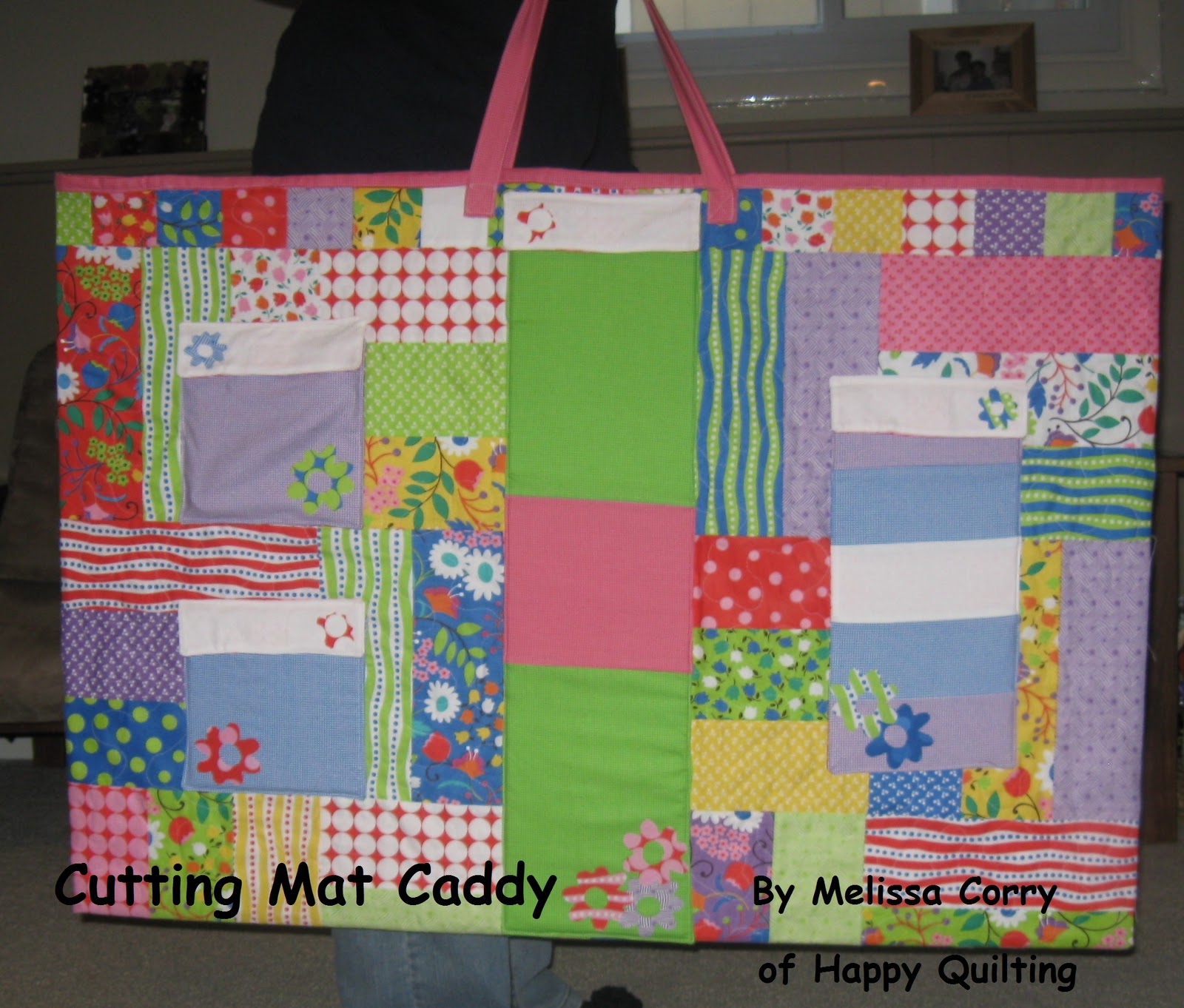 Happy Quilting Cutting Mat Caddy!!!