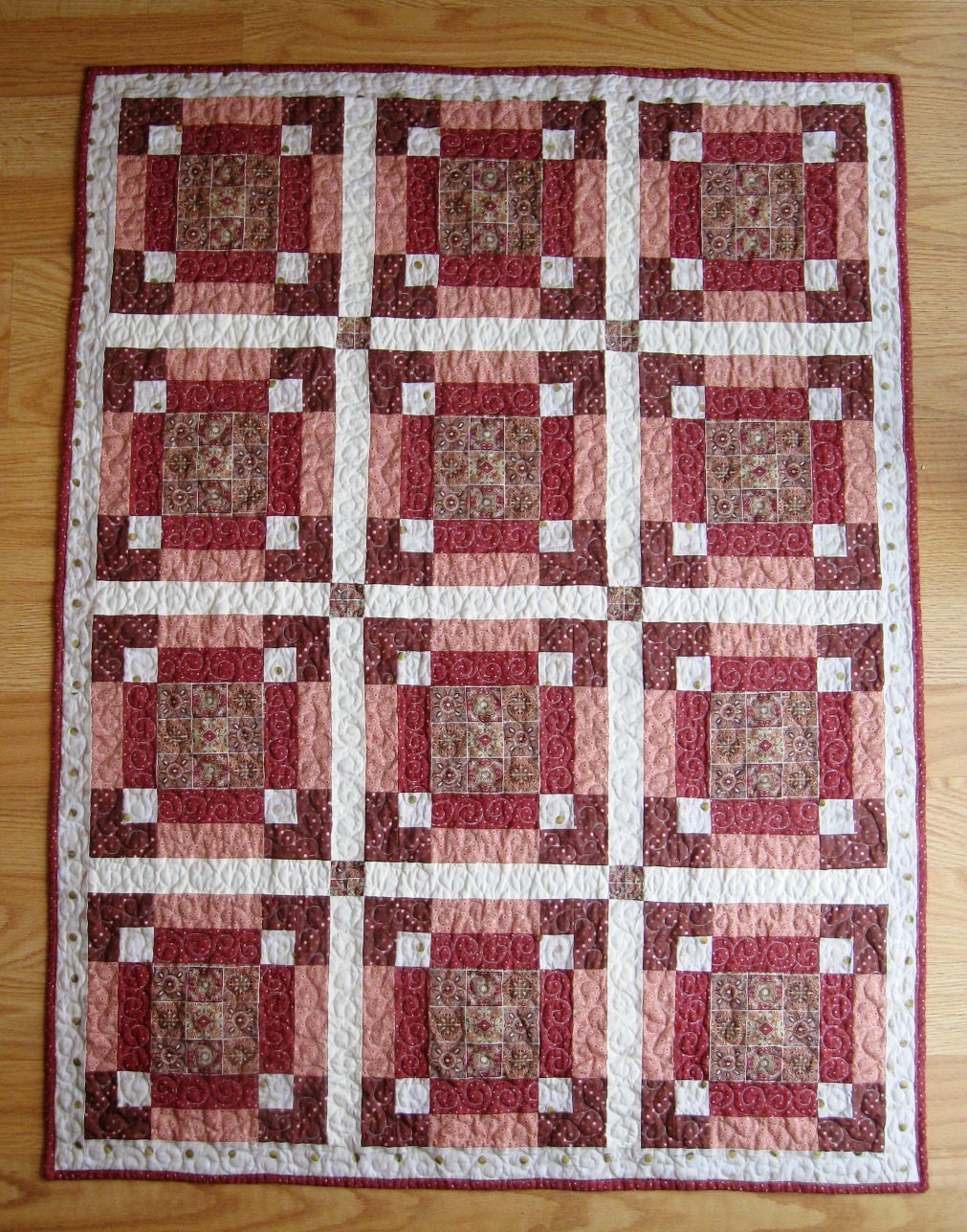 Happy Quilting Brown Bag Needs a Name