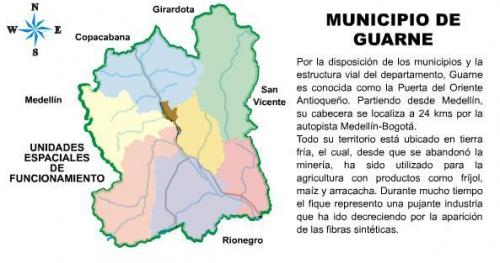 Guarne Puerta del Oriente: Geografia