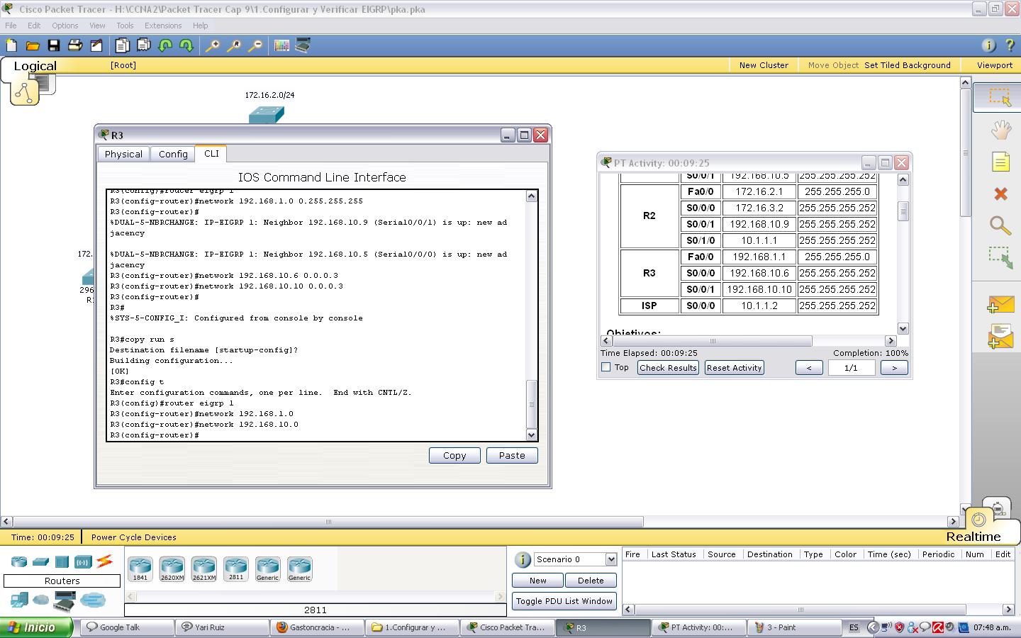 Luchando por aprender capitulo 9 ccna 2
