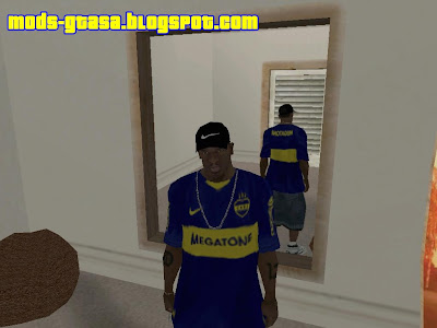 Camisa do Boca Juniors para GTA San Andreas