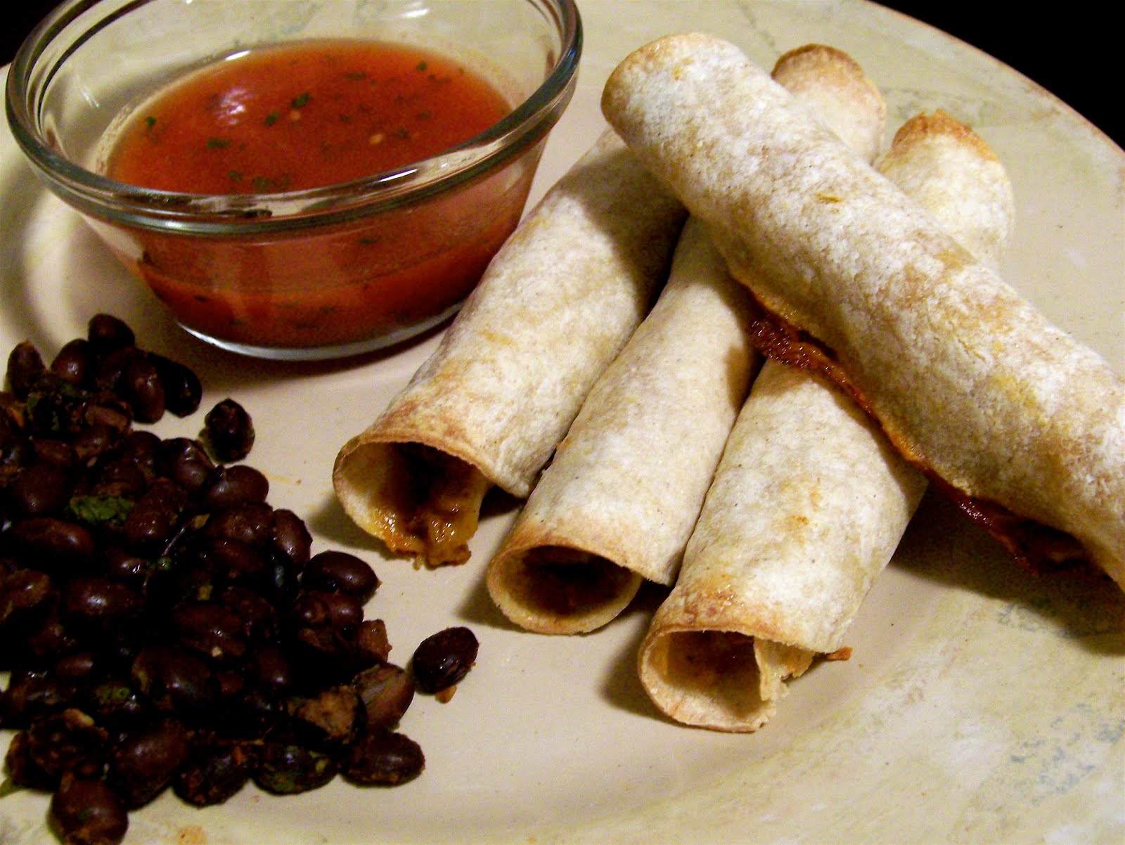 Let's Eat! Baked Taquitos