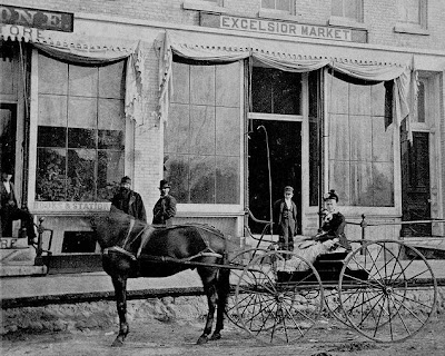 Carro tirado por un caballo sin cabeza