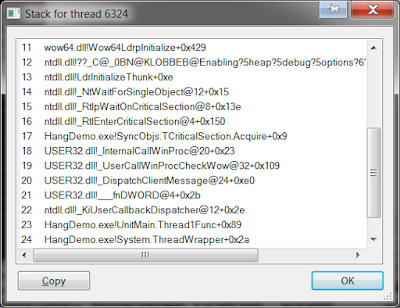 Deadlock 1 в Process Explorer