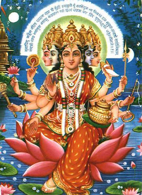Goddess Gayatri Devi Pictures