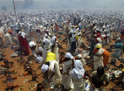 Attukal Devi Temple Pongala Festival in Kerala