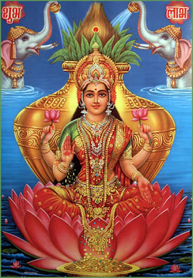 Goddess Lakshmi Picture for Varalakshmi Vrata