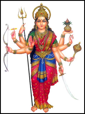 Picture of Goddess Durga for Dasara Festival 2011