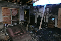 Family Room after the fire...