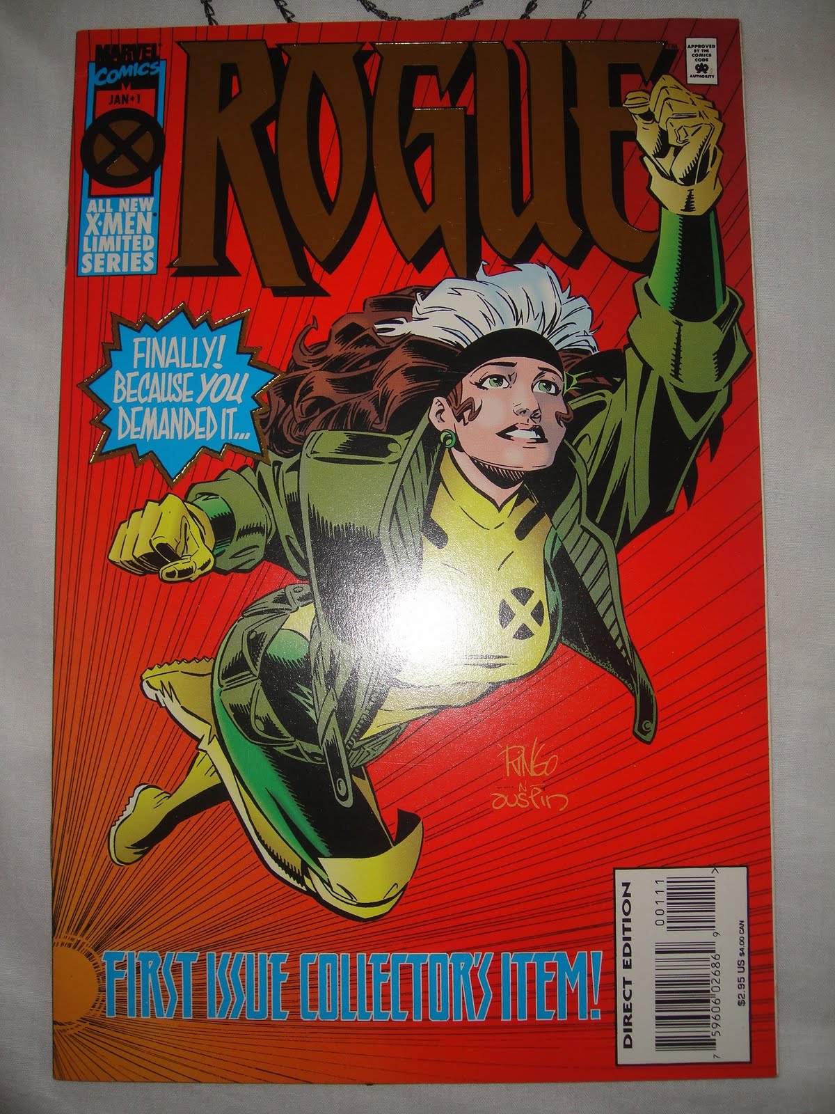 Malaysia Jumble S@le: Marvel Comic: Rogue - 1st Issue Collector's Item!!!