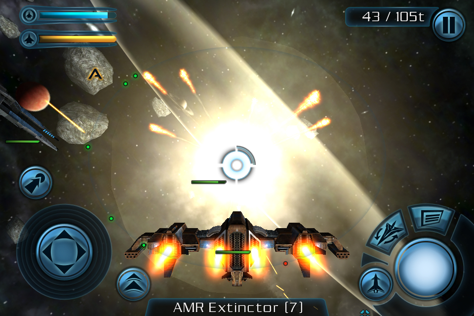 fishlabs-galaxy-on-fire-2-screenshot-iphone4-01 Galaxy on Fire 2 já está na App Store / O primeiro game sai de graça!