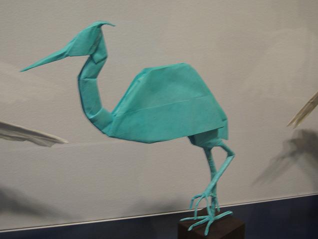 PAPIROFLEXIA PARA TOD@S: GARZA, GARZA AZUL Y GRULLA BAILANDO