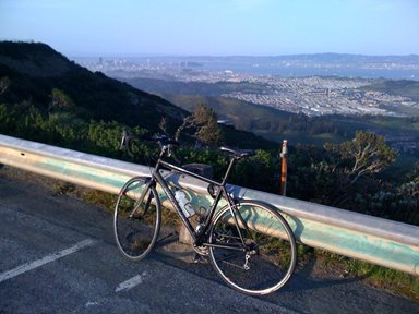 Training ride 3/25/09, top of San Bruno Mountain