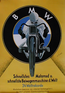 Redlegs Rides  BMWs Vintage Motorrader Posters