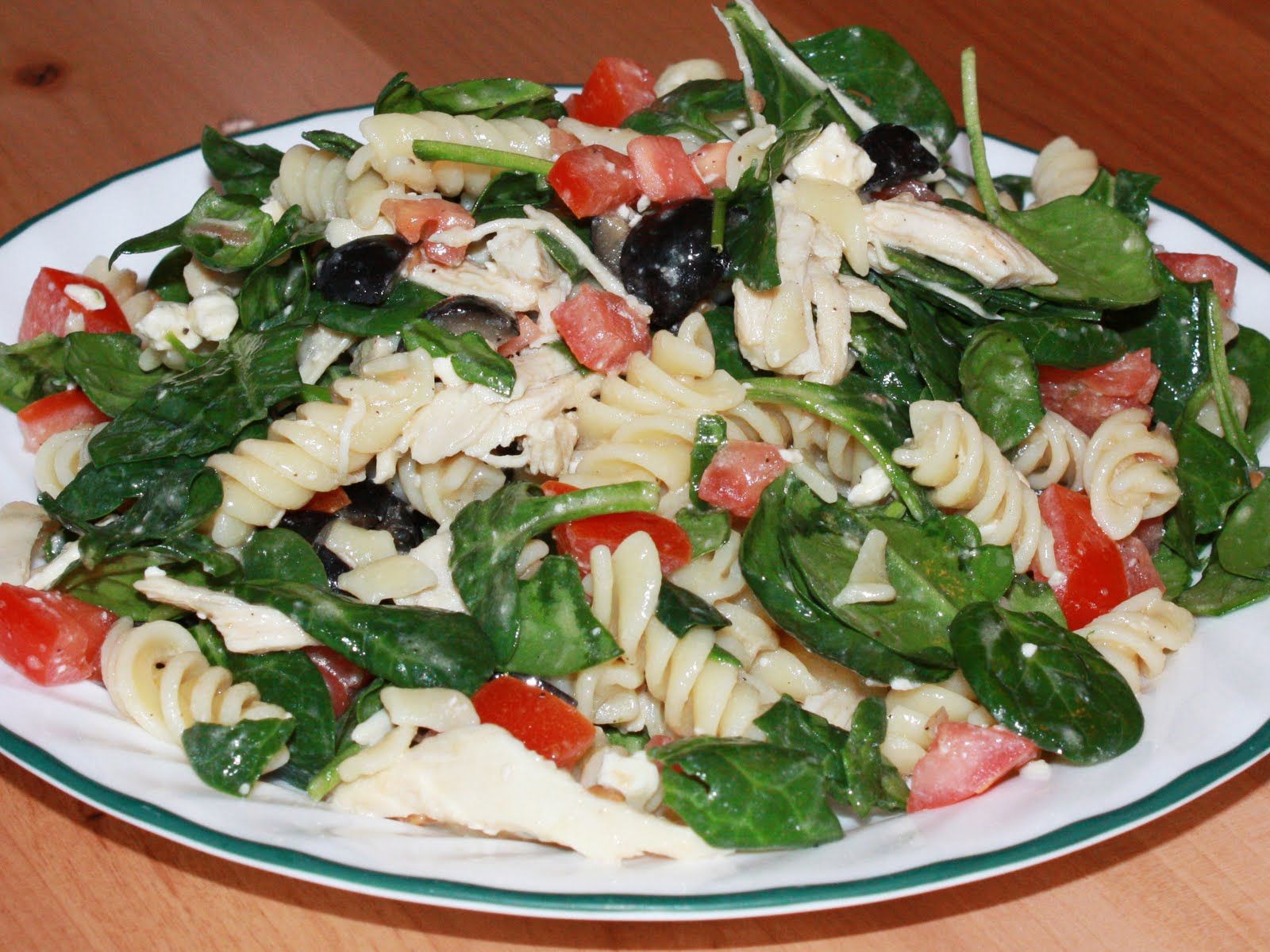 Spinach Pasta Salad