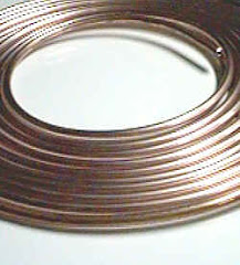 Tubo Flexible de cobre.