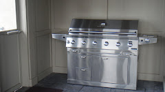 Gas Grill on Screened Porch