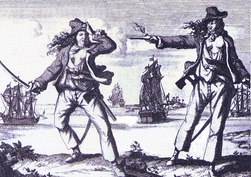 Les femmes pirates de l'époque