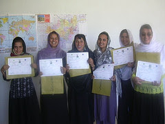 Women teachers in Panjshir