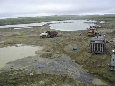 фотографии прииска Восточный 2008-вода для промывки золота