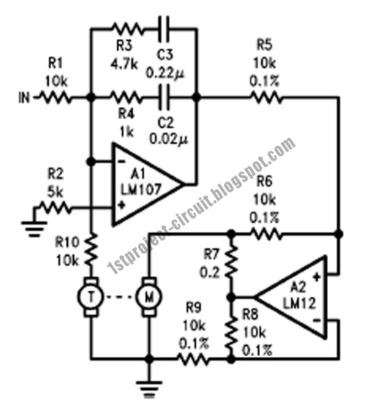 Project Circuit Design: Servo Amplifier Using LM12