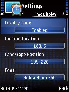 FreeTimeBox, Symbian clock manager, time synchronisation