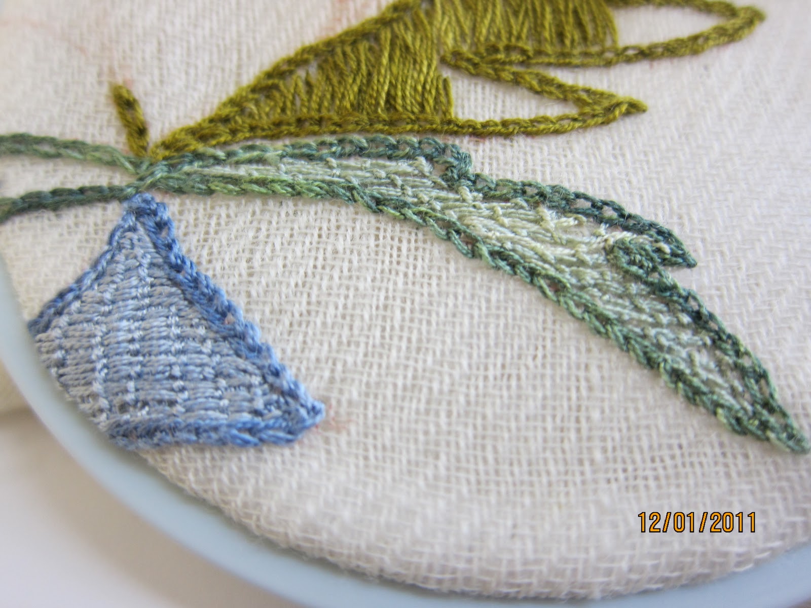 AlwaysStitching Embroiderers' Guild of SA Summer School Ottoman Scarf