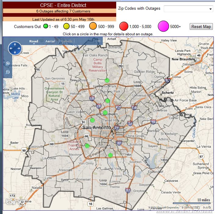 Secure Power? CPS Outage Map: Really Safe?