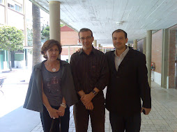 La Vicedirectora del Centro,El Concejal Francisco Salido y Jesús Relinque Profesor de ATAL.