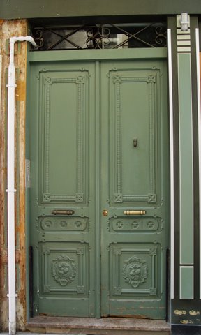 La Rioja de la A a la Z: PUERTAS PINTADAS DE VERDES