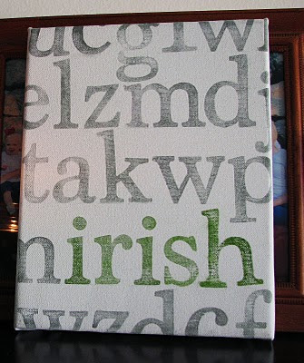 "Irish" Canvas Decor 3 irishtutorial+6 | "Irish" Canvas Decor | 3 |