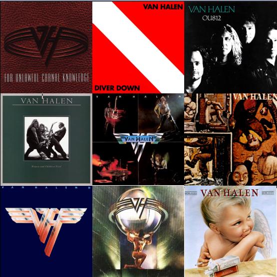 A2 Portofolio Media Studies: Van Halen Discography